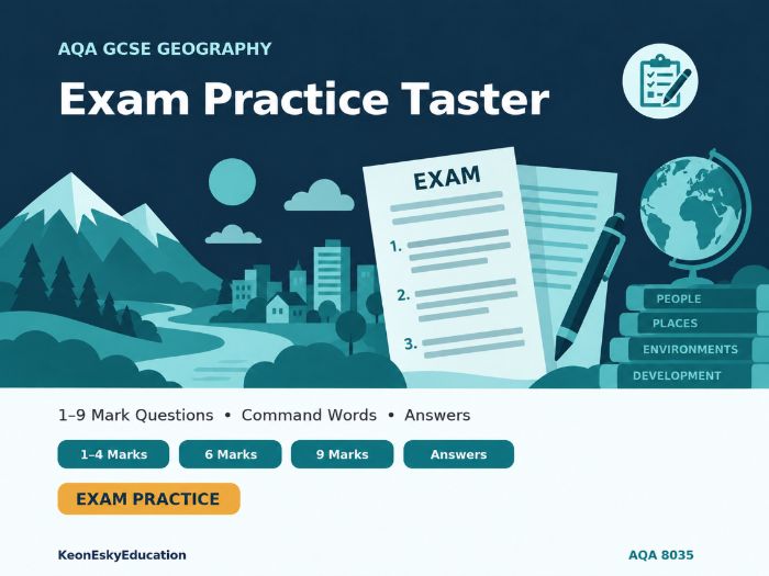 AQA GCSE Geography – The Changing Economic World Exam Practice Taster | 1–9 Mark Questions