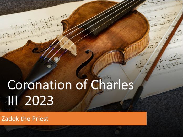 Coronation Music Lesson - History, Background Ensemble lessons using Ukulele and Keyboard