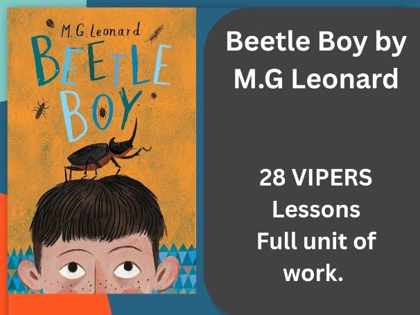 Beetle Boy - 7 Week VIPERS Reading Unit (KS2)