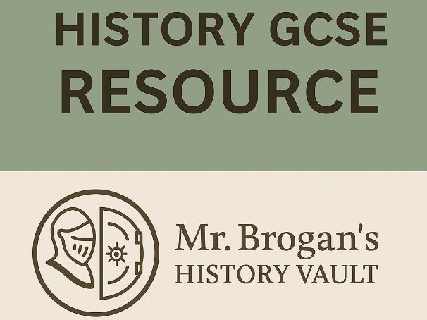 AQA Conflict and Tension marking sheets - History