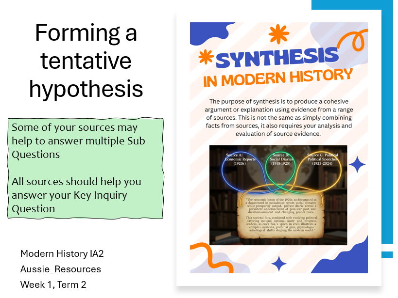 Modern History QLD 2025 Syll – China under Mao – Forming a tentative hypothesis