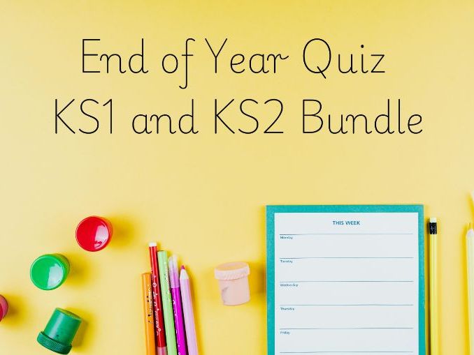 End of Year Quiz - KS1 and KS2 Bundle