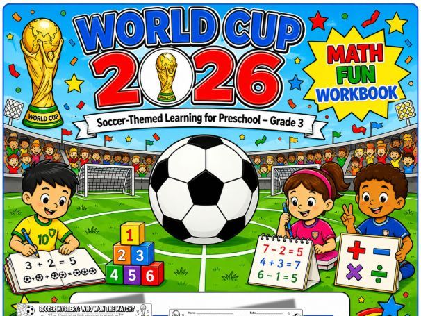 World Cup 2026 Math worksheets, Soccer Math Activities