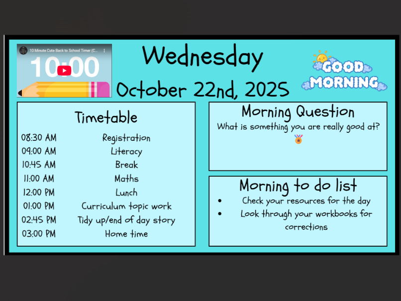 Morning Routine PowerPoint Slides