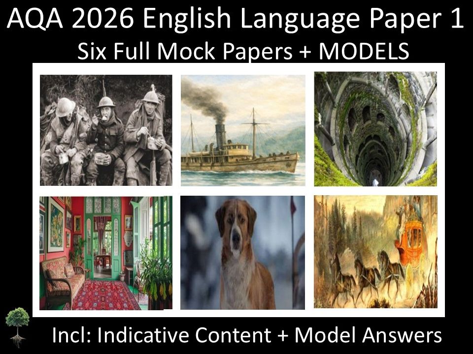 Six 2026 AQA English Language Paper 1 Mocks | Models