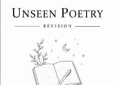 Unseen Poetry form time revision booklet