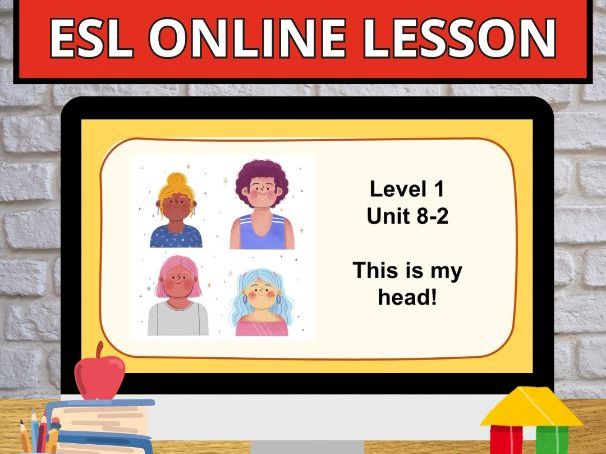 U.8-1 This is my face BODY Online English Young Curriculum POWERPOINT DIGITAL