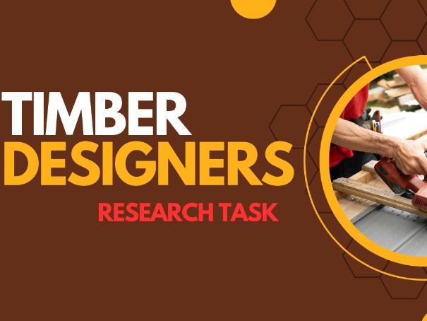 Timber Designers Research Task worksheet