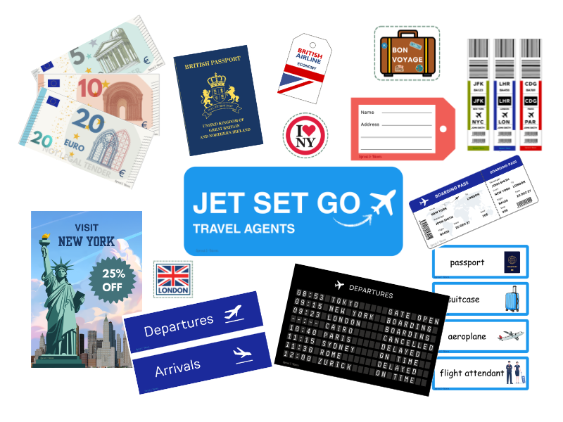 Travel Agents Role Play Resources EYFS and KS1