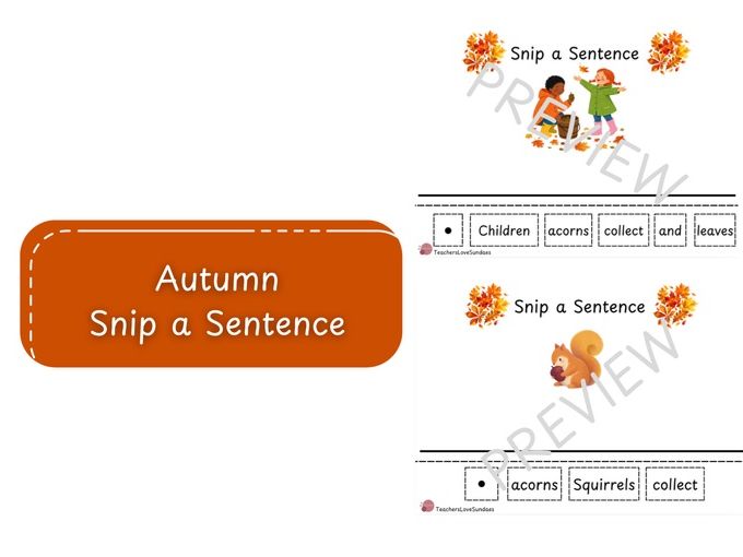 Autumn Snip a Sentence