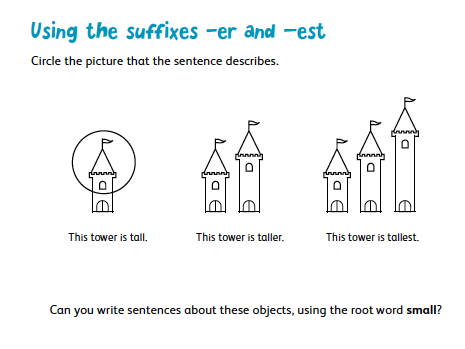 Suffixes: -er and –est (Part 1) | Teaching Resources