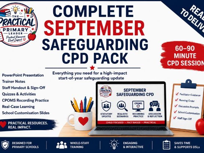 Complete September Safeguarding CPD Pack
