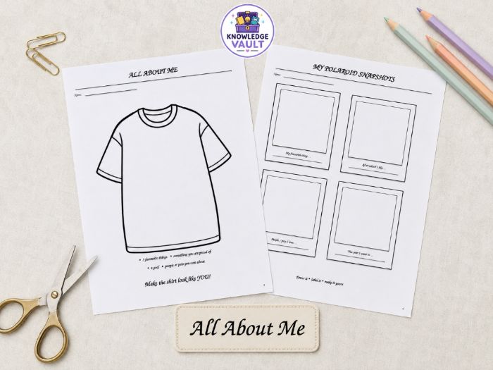 All About Me Activities | Back to School | EYFS KS1 KS2