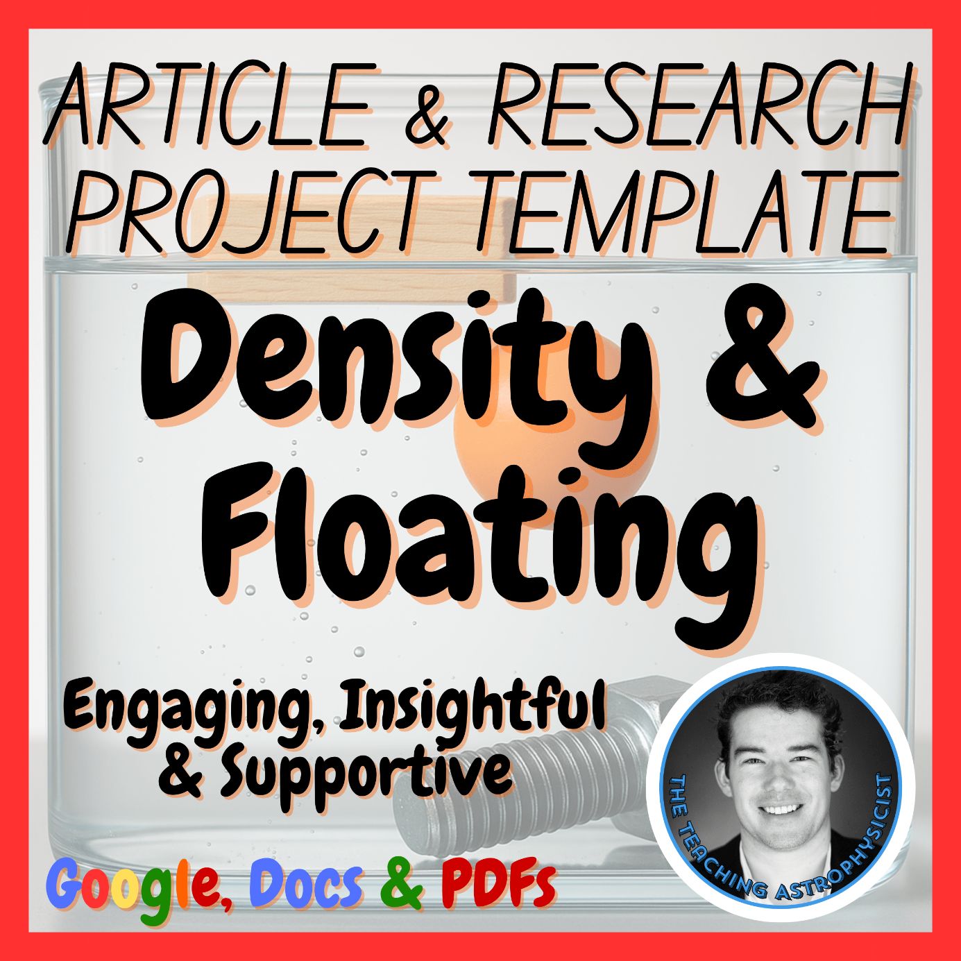 Density & Floating | Physics Science Article + Research Project Template
