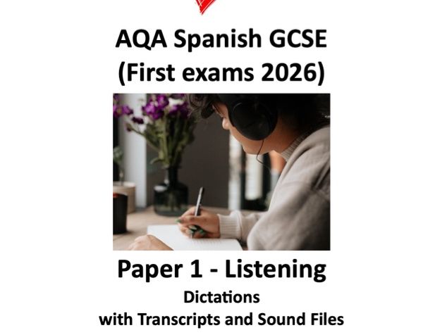 AQA Spanish GCSE Dictations Workbook (2026)