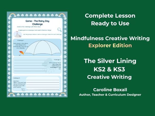 Mindfulness Writing | The Silver Lining KS2/3