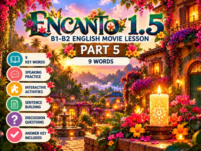 Encanto 1.5 | B1–B2 English Movie Lesson
