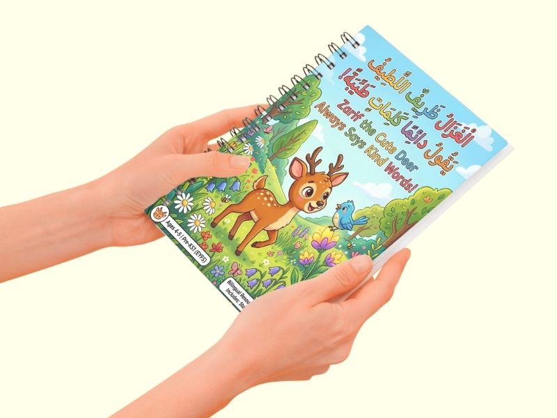 Bilingual Islamic Story & 4 Worksheets 4