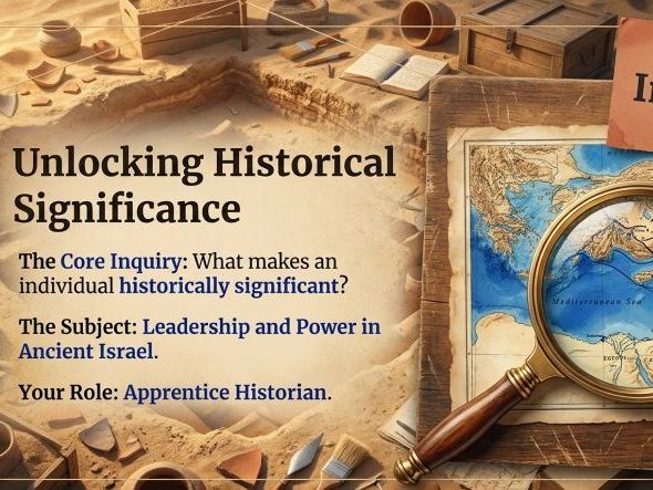 Ancient Israel – Leadership, Power and Case Studies (Year 7 History) Lessons and Activities