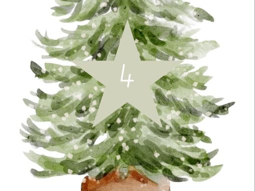 Numbered Christmas Trees