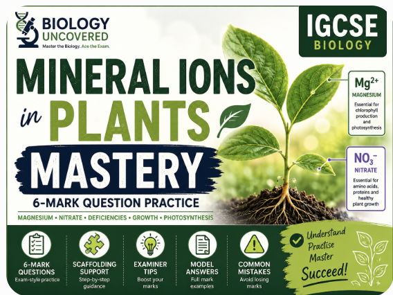 IGCSE Biology Mineral Ions Mastery