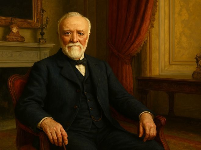 VOCABULARY STORY 681   What showed Andrew Carnegie's tastes?