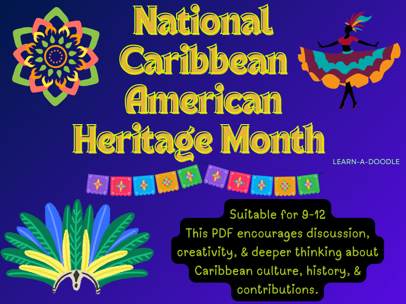 June Learning Fun: National Caribbean American Heritage Month Questions Booklet!