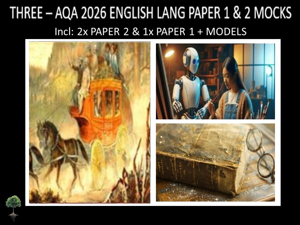 THREE - AQA PAPER 1 & 2 | 2026 FULL MOCKS | MODELS