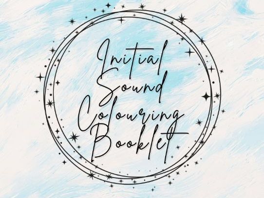 Initial Sound Colouring Booklet