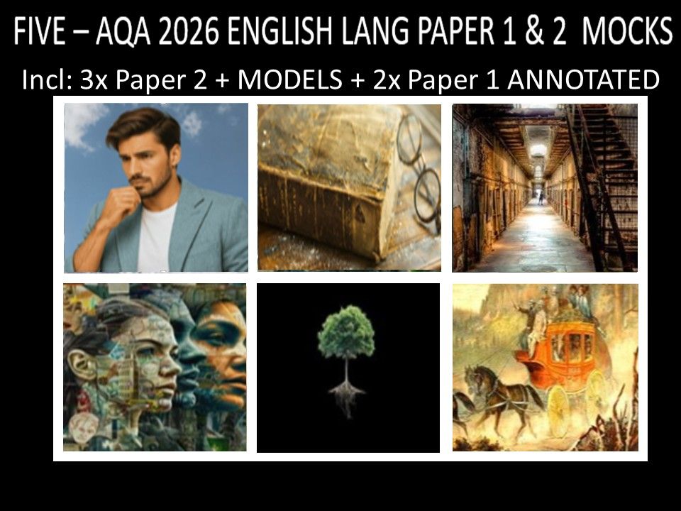 FIVE - AQA PAPER 1 & 2 | 2026 FULL MOCKS | MODELS | ANNOTATED