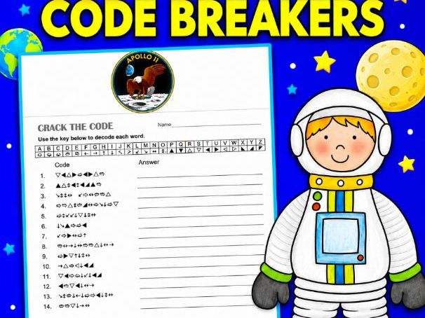 Moon Engineering Activity Packet Crack the Code Sub Plans Grade 8