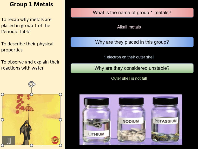 Complete Topic 2 ab: Group 1 & Group 7 Elements IGCSE Edexcel Chemistry 9–1 bundle