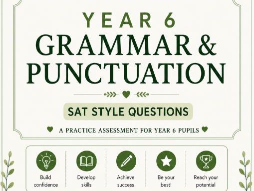Year 6 SPAG SATs Practice Paper