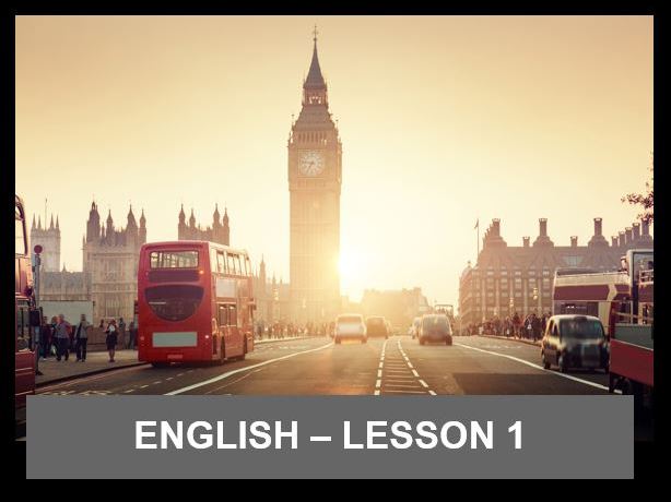 Introductory English lesson