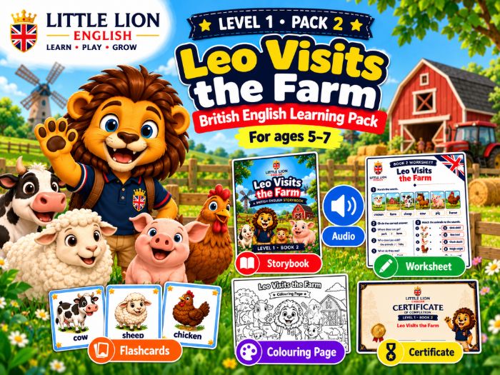 Level 1 Pack 2 – Leo Visits the Farm