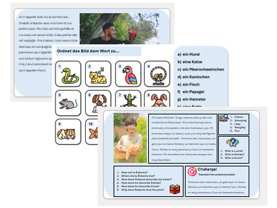 Pets (French, German & Spanish) – Teaching & Assessment Package