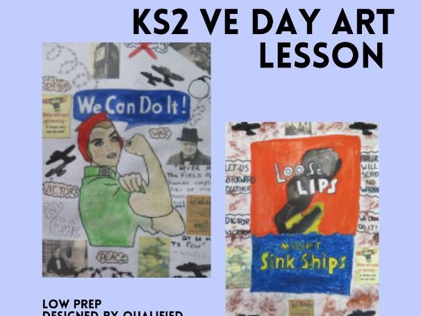 KS2 VE day art lesson | Years 3 to 6