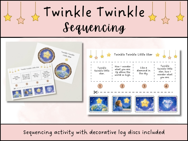 Twinkle Twinkle Little Star EYFS Sequencing