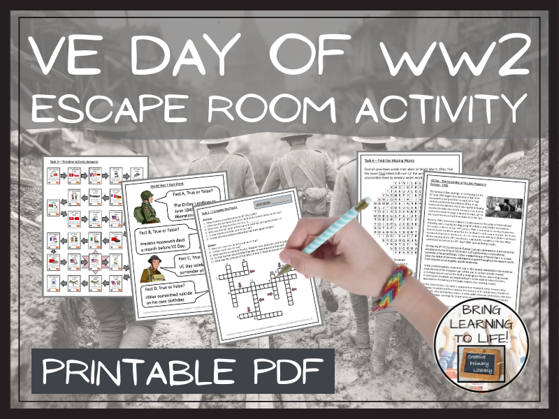 VE Day Escape Room Activity