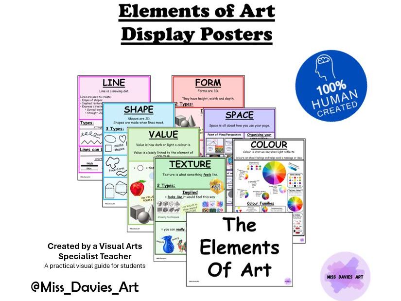 Elements of Art Posters Display
