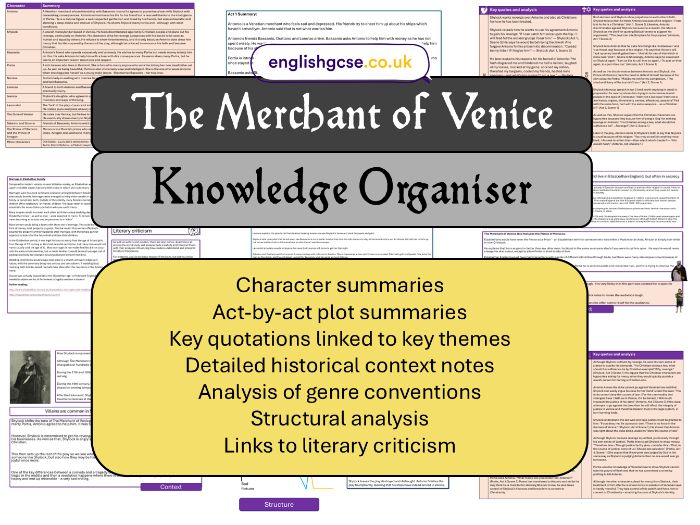 Merchant of Venice Revision