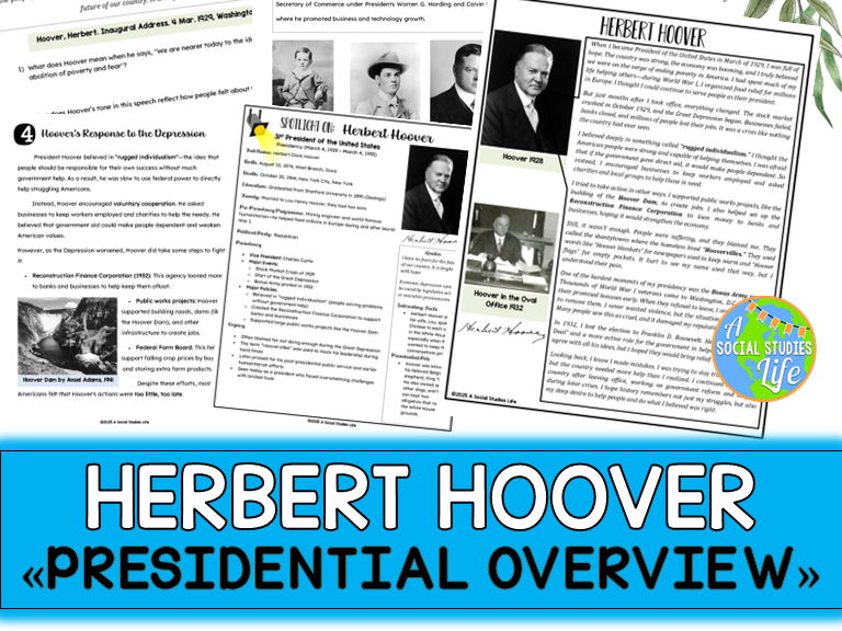 Herbert Hoover Presidency Overview