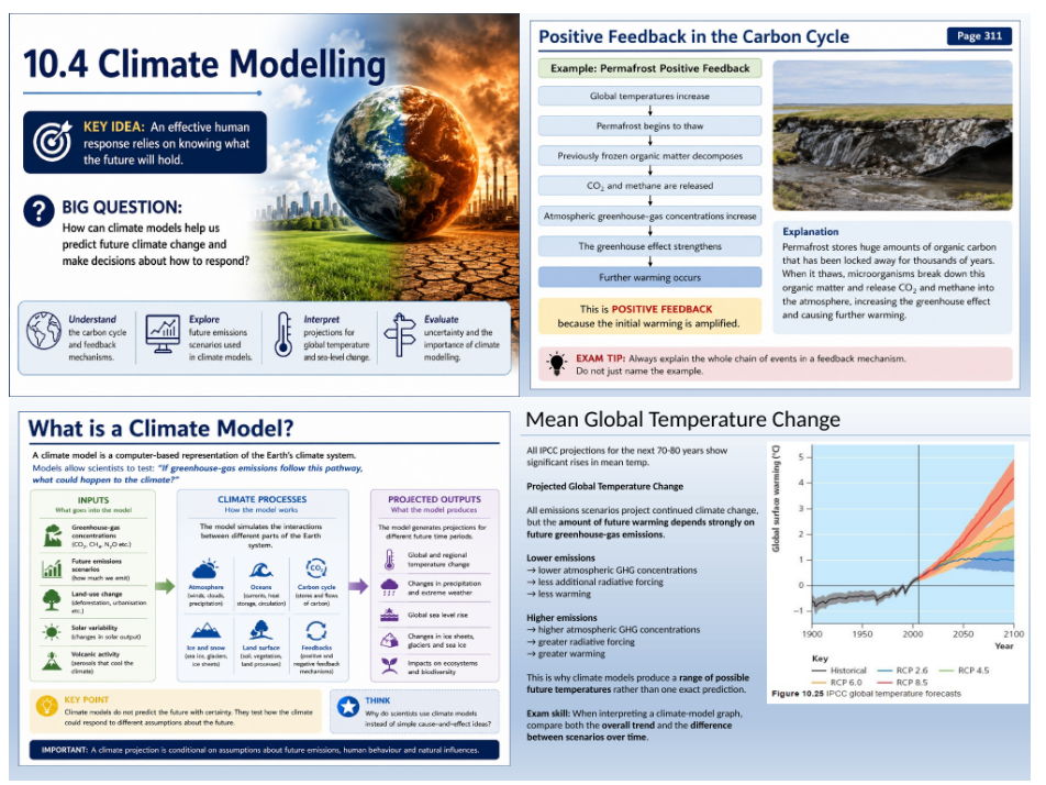 OCR A Level Geography Climate change: Climate Modelling