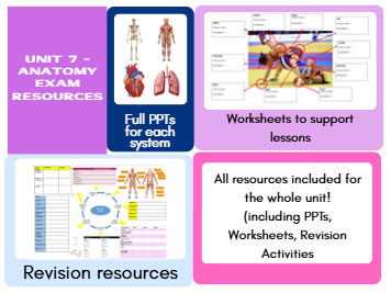 Level 2 BTEC Sport - Unit 7 Anatomy Exam Resources