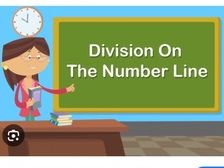Dividing using a number line