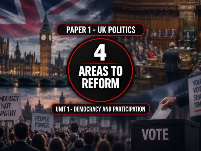 4 Democracy and Participation - Democracy in the UK - Areas to reform