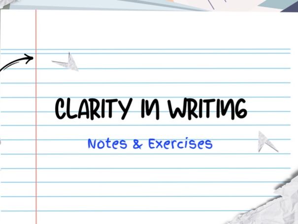 Clarity in Writing