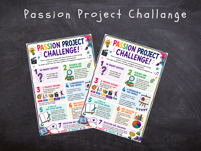Passion Project Challenge Poster