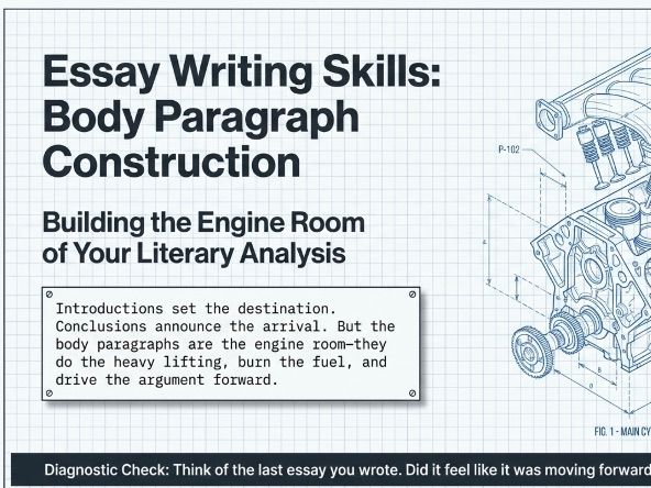 Essay Writing Skills: Body Paragraph Construction | Self-Paced Study Guide | Any