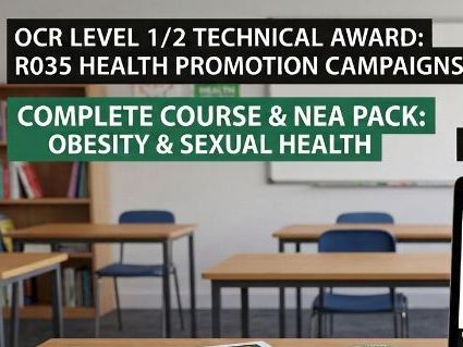 R035 Health Promotion Campaigns -Obesity and Sexual Health Work Pack- OCR Health and Social Care